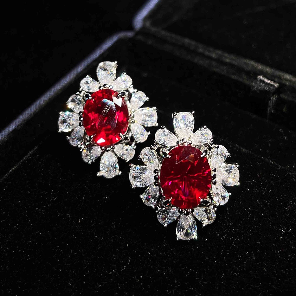 Set Vòng cổ + bông tai + nhẫn đính đá toàn diện