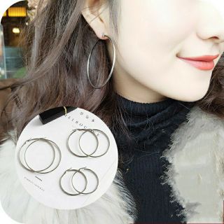 Hoa tai tròn,tam giác ,lục giác to