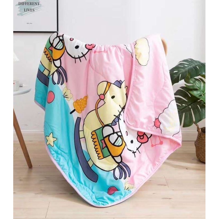 Chăn Văn Phòng, Chăn Đi Xe Hơi, Chăn Đũi Cho Bé Cực Dễ Thương. Kích Thước: 110cm x 150cm