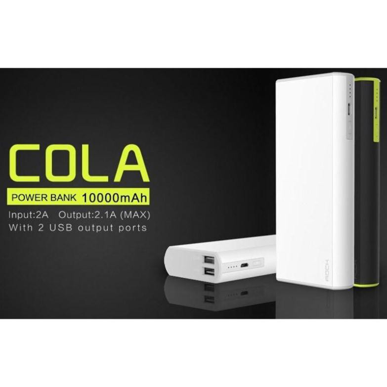 Sạc dự phòng 10000mAh Cola ROCK S