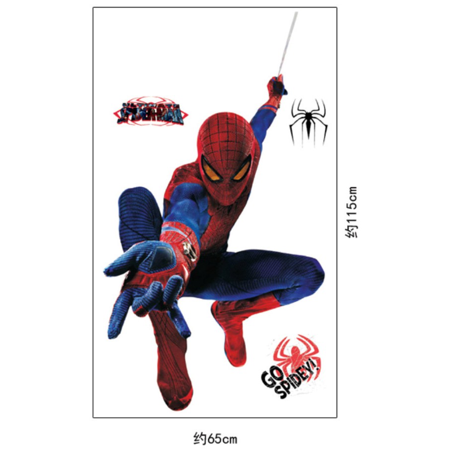 Decal Tranh dán tường NGƯỜI NHỆN SPIDER MAN- Tranh decal dán tường