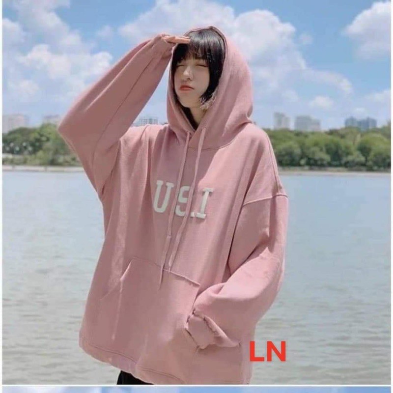 Áo hoodie USI ép nổi LN11