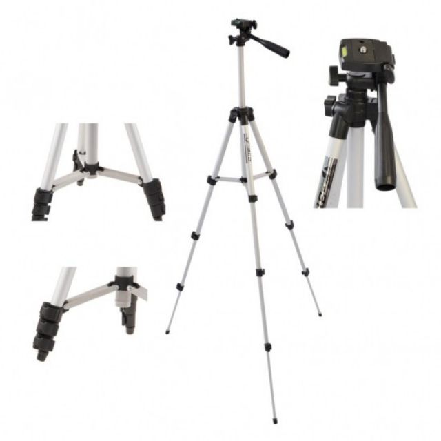 Chân đế máy ảnh , ĐIện thoại Tripod 3310 lớn + Tặng giá đỡ điện thoại Kèm túi đựng | BigBuy360 - bigbuy360.vn