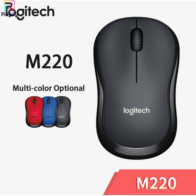Logitech M220 Wireless Mouse Silent Mouse with 2.4GHz High-Quality Optical Ergonomic PC Gaming Mouse for Mac OS/Window 10/8/7