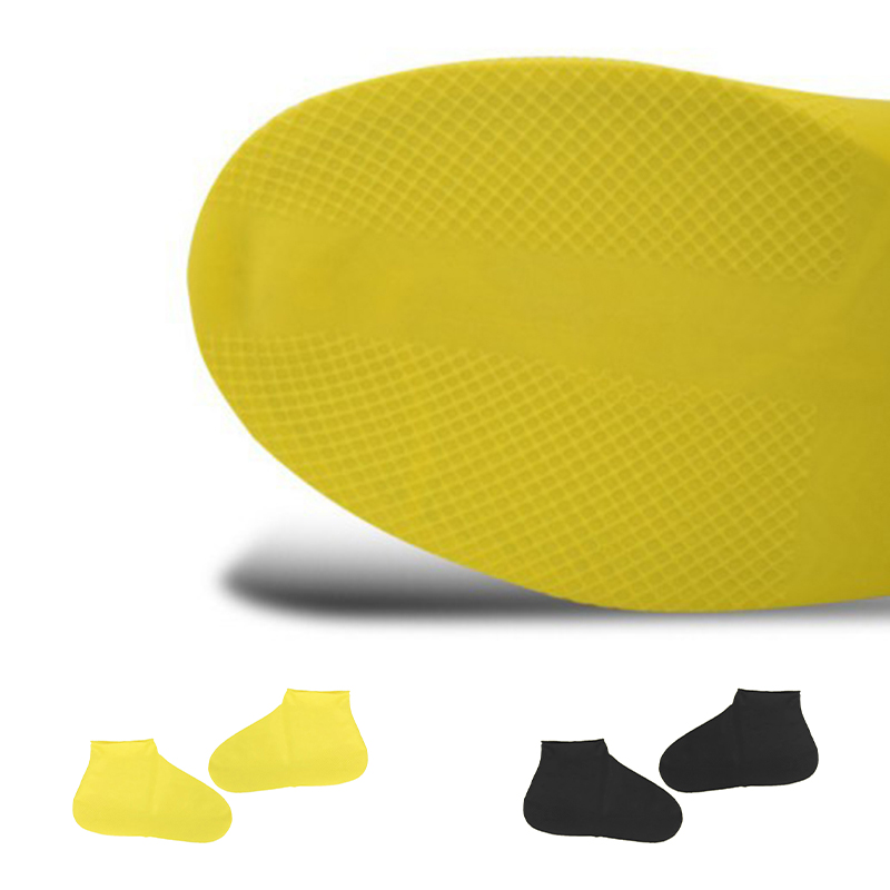 Ủng đi mưa bằng silicon chống thấm nước an toàn tiện dụng