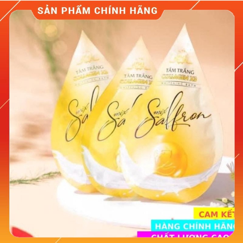 TẮM TRẮNG SAFARON collagenX3 hàng chính hãng Mỹ Phẩm Đông Anh