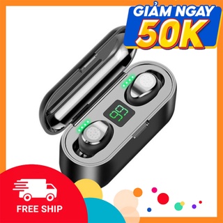 Tai nghe bluetooth không dây F9 AMOI TWS 5.0 quốc tế cảm ứng chống nước