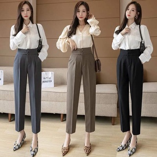 QUẦN Baggy CẠP CAO 2 KHUY BASIC hot trend TM 3D