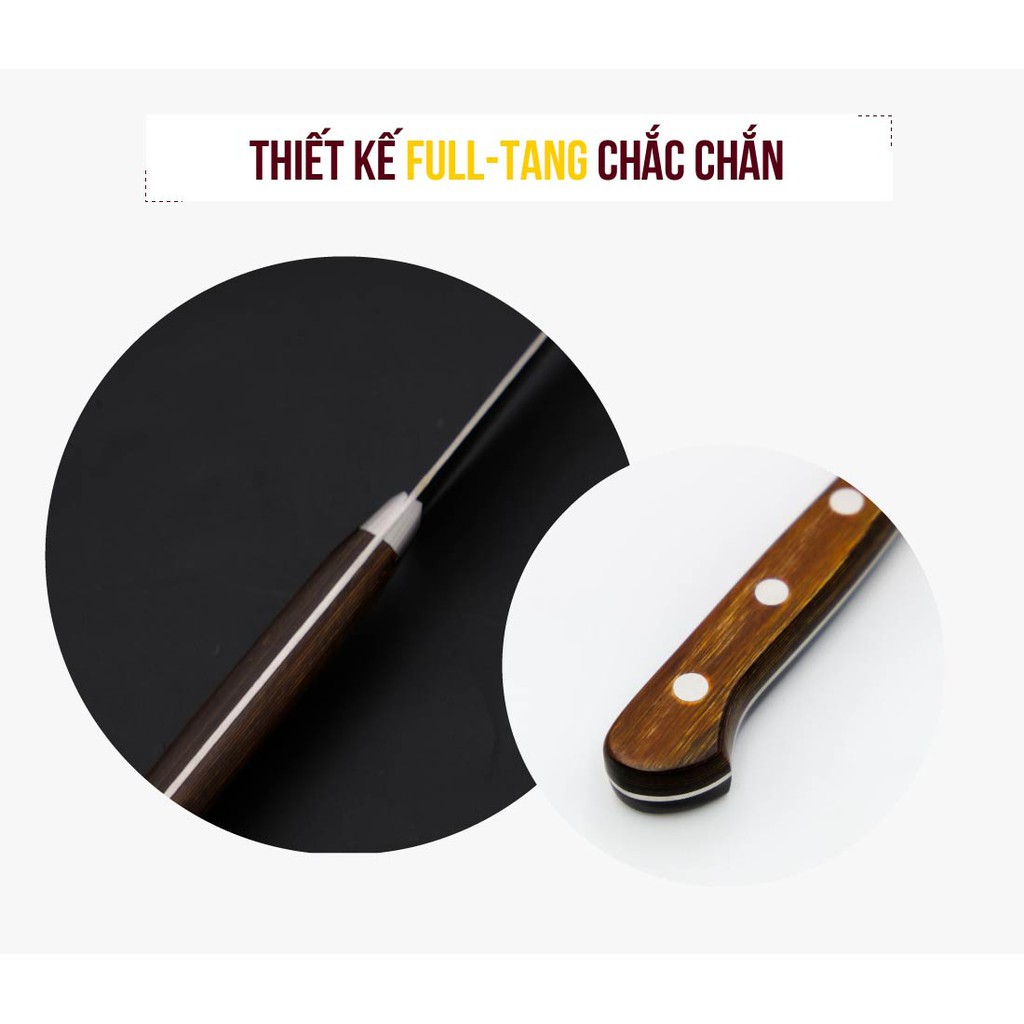 Dao bếp gọt hoa quả KATANA Essential Petty KATA204 120mm