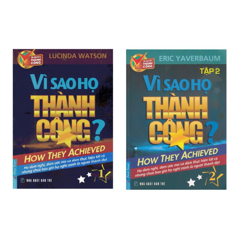 Sách First News - Vì Sao Họ Thành Công (Trọn bộ 2 cuốn)