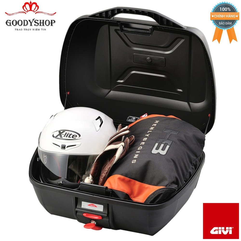 Thùng đựng đồ xe máy Givi E43NTL Mulebox 43L Monolock – Monokey System TechnologY