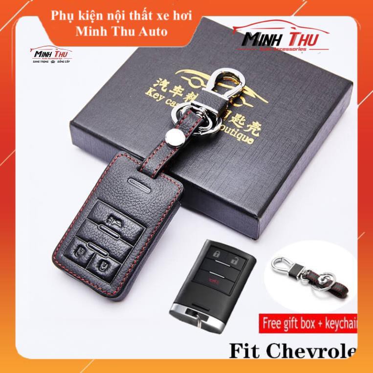 Bao Da Chìa Khóa Ô Tô Xe Hơi 3 Nút Cho Chevrolet Captiva