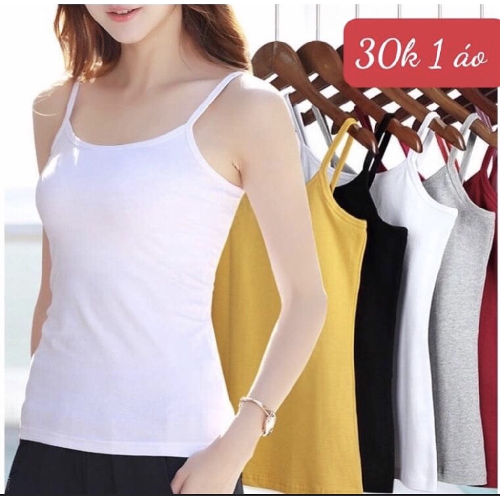 ÁO THUN COTTON 2 DÂY NỮ BODY, MỀM MẠI THOẢI MÁI