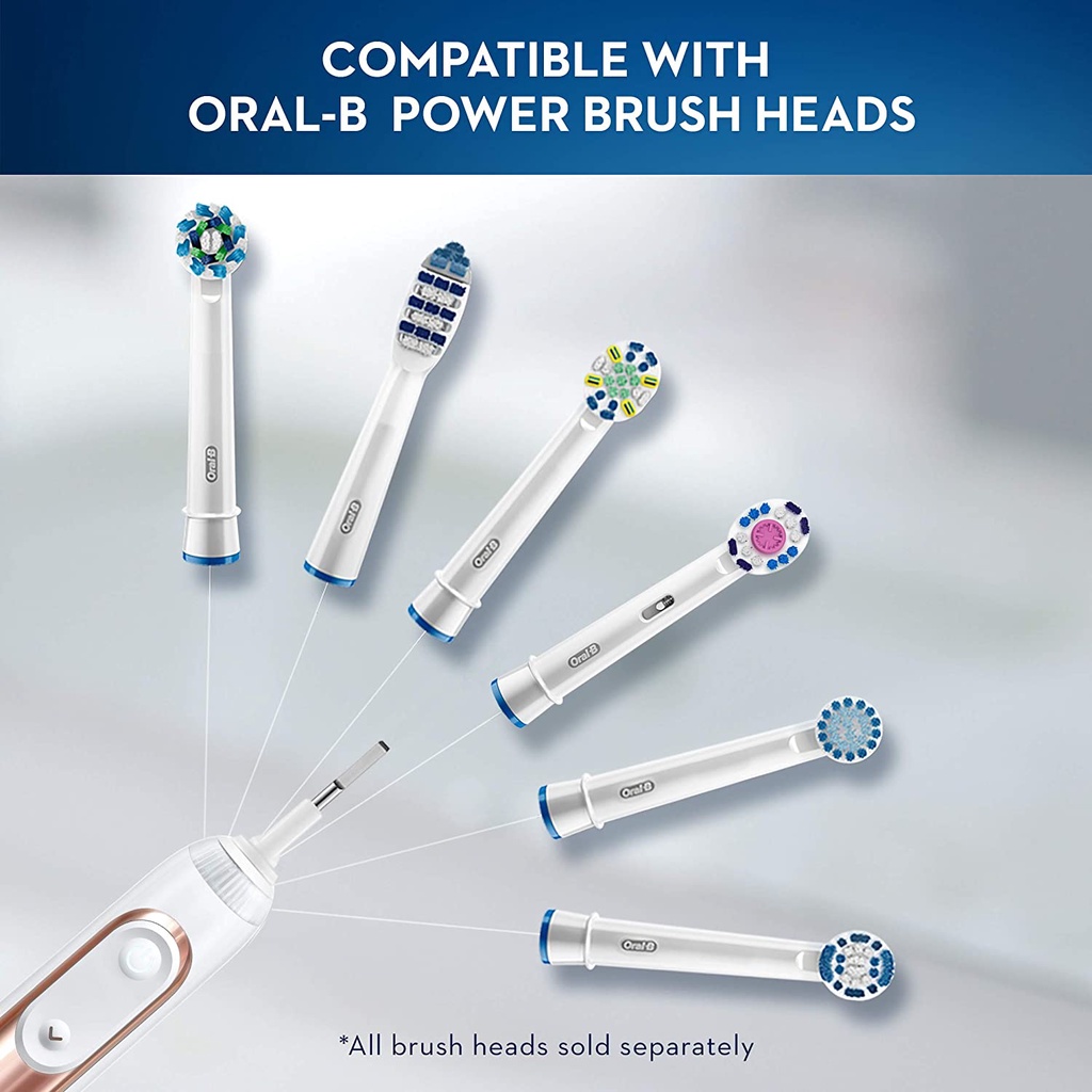 Bàn chải điện Oral-B Genius 9600 Rechargeable Toothbrush Gold [Hàng Đức]