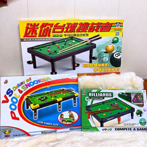 Bàn Bida Bàn Bi-A BILLIARDS SNOOKER Mini 6 Lỗ Đồ Chơi Trẻ Em