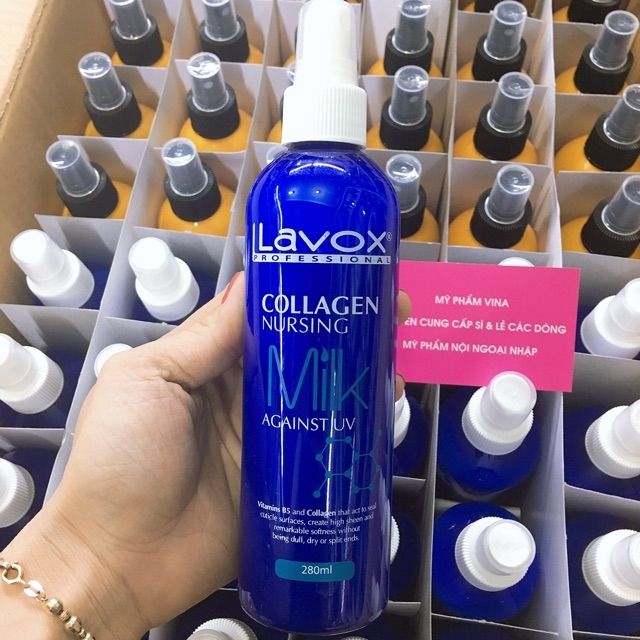 **Sữa Dưỡng Collagen Chống Tia UV Siêu Bảo Vệ Tóc Lavox