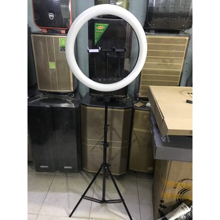 Đèn led live stream 45cm, 3 kẹp đt, cảm ứng