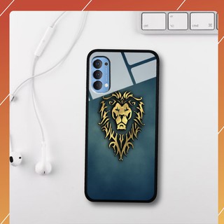 Ốp lưng kính 3D Oppo Reno 4