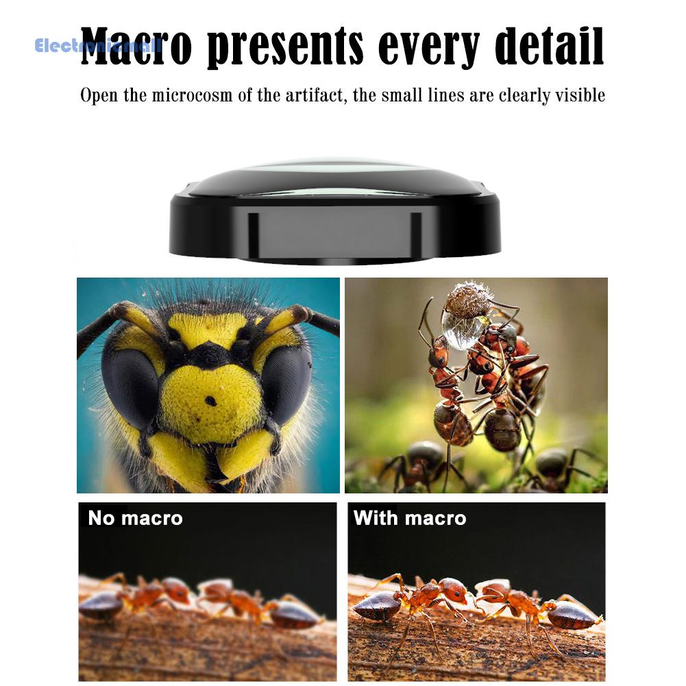 Bộ Lens Máy Ảnh Điện Tử ElectronicMall01* For Go Pro Hero 5/6/7/9/10 Macro 15x