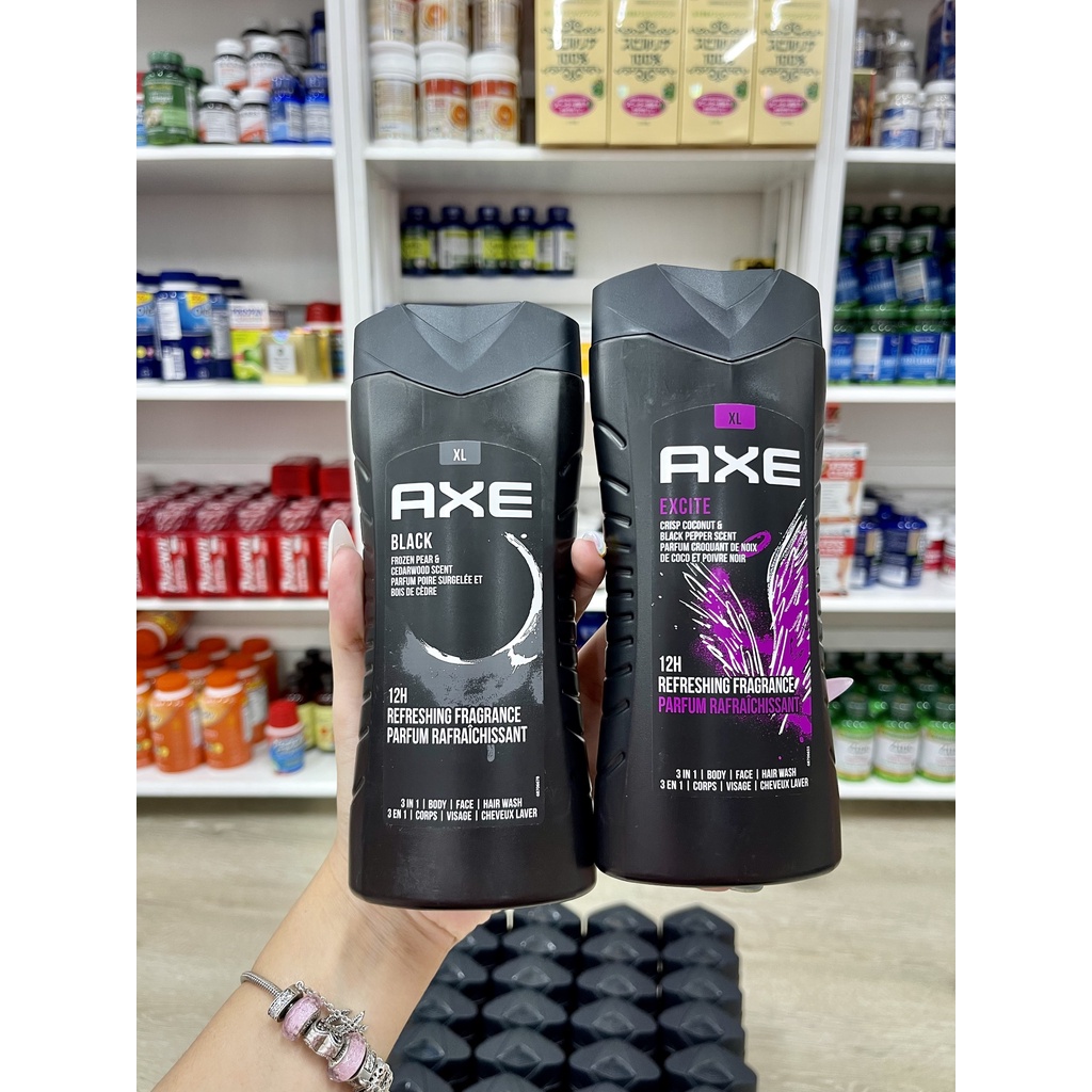 Sữa tắm dạng gel khử mùi nam axe 400ml