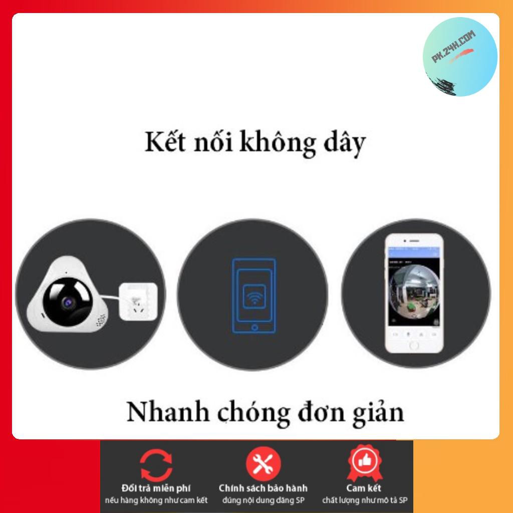 [Lỗi 1 đổi 1] Camera WIFI Giám Sát Mini Ốp Trần, Tường VR360 Chính Hãng