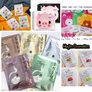 Combo mix 10 miếng Mặt nạ dưỡng da Bioaqua (Shop mix ngẫu nhiên G38)