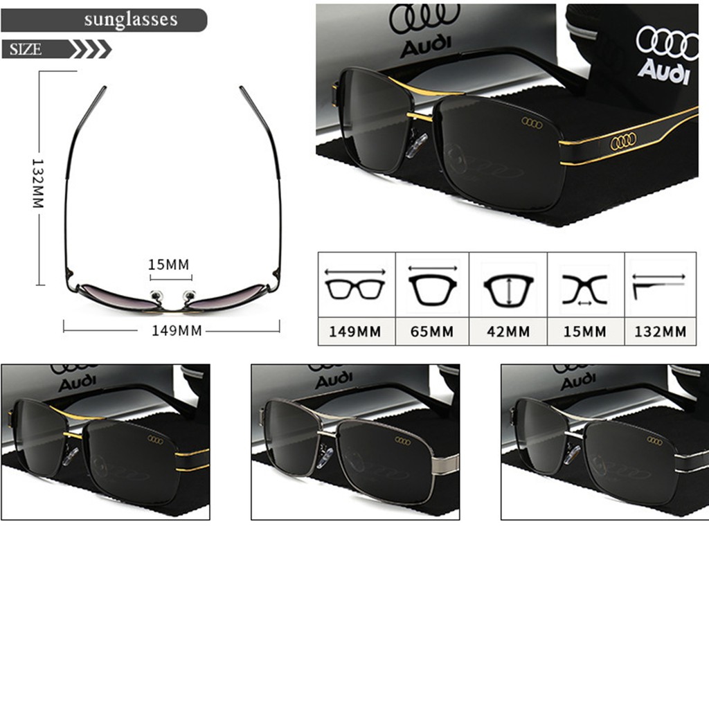 Kính nam thời trang đẳng cấp thương hiệu AUDI | BigBuy360 - bigbuy360.vn