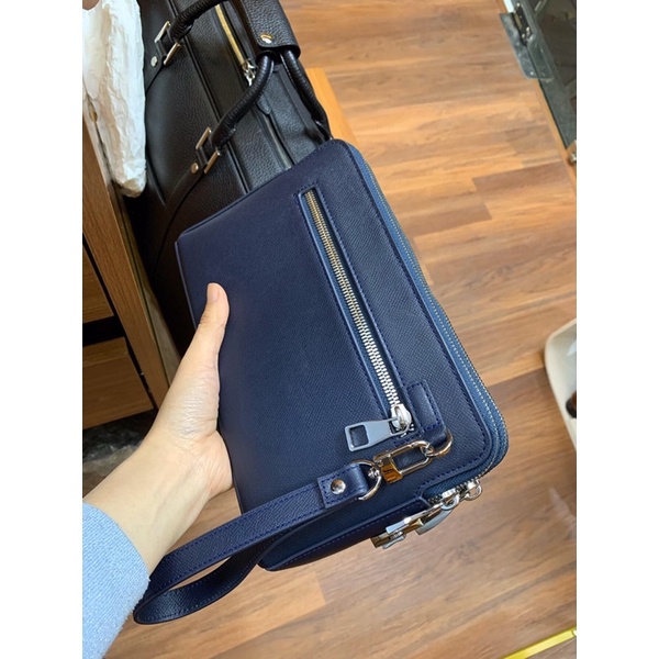 Túi da epsom 2 ngăn