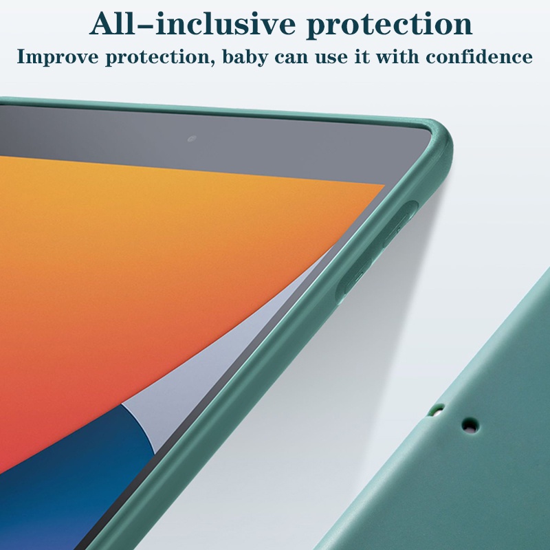 Ốp Máy Tính Bảng Silicone Cho iPad air 4 AIR5 pro 11/mini 6 9/air 8/Kenimb7/iPad 6 5 4 3 2 1 pro 10.5/2022/2021/2020/2017 9.7/iPad10.2/10.5/8.3