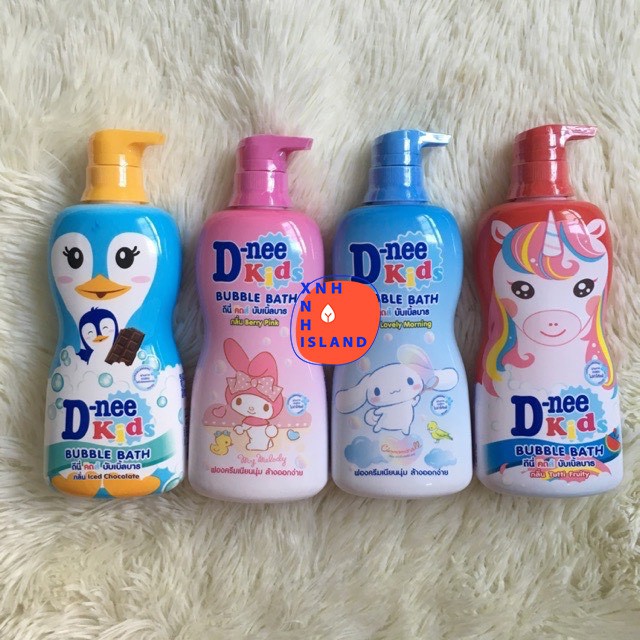 Sữa tắm gội Dnee Kid hình thú 400ml