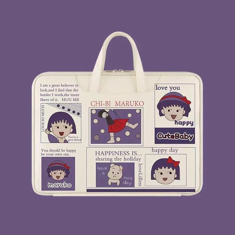 Túi đựng laptop 13 inch 13.3 inches 14.1 inches 15.6 inch in hoạt hình đáng yêu