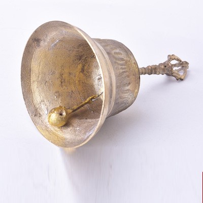 Chuông Lắc Cầm Tay Bằng Đồng Đường Kính 8cm