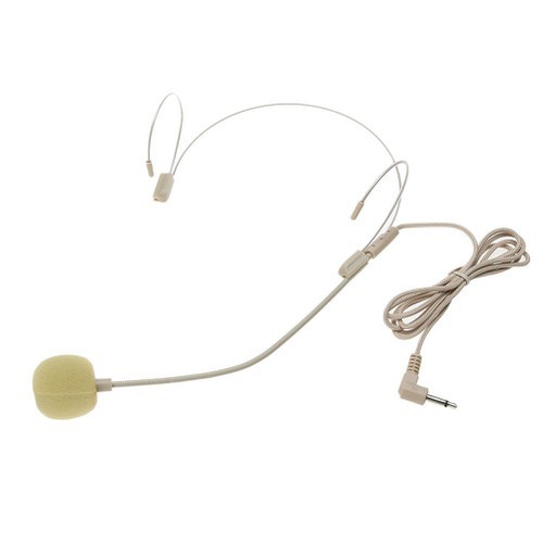 Micro có dây gài tai cho máy trợ giảng màu da, chân cắm 3.5mm sử dụng cho Sumin, Newto, Aporo, UNIZONE, Shidu