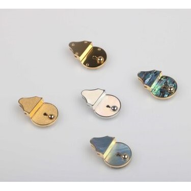 Khoá cặp túi Dulles vỏ ngọc trai luxury - phụ kiện làm đồ da handmade