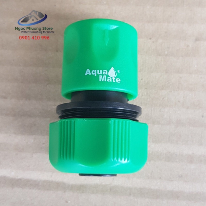 Cút nối nhanh AQUAMATE W3180 dùng nối ống nước mềm 18-21mm,1 đầu nối nhanh âm