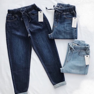 Quần jeans Baggy lưng thun vnxk