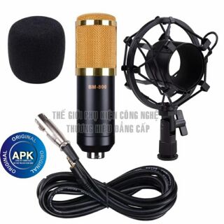 MIC THU ÂM LIVE TREEM BM800 ( CHÍNH HÃNG )
