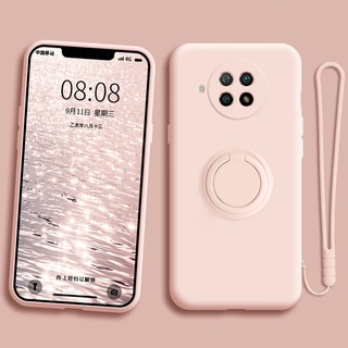 Ốp Redmi Note 9 Pro 5G điện thoại silicon mềm có vòng đỡ nam châm và dây đeo cho