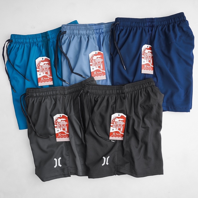 Quần short đùi vải dù nhẹ form ngắn trên gối. có bigsize