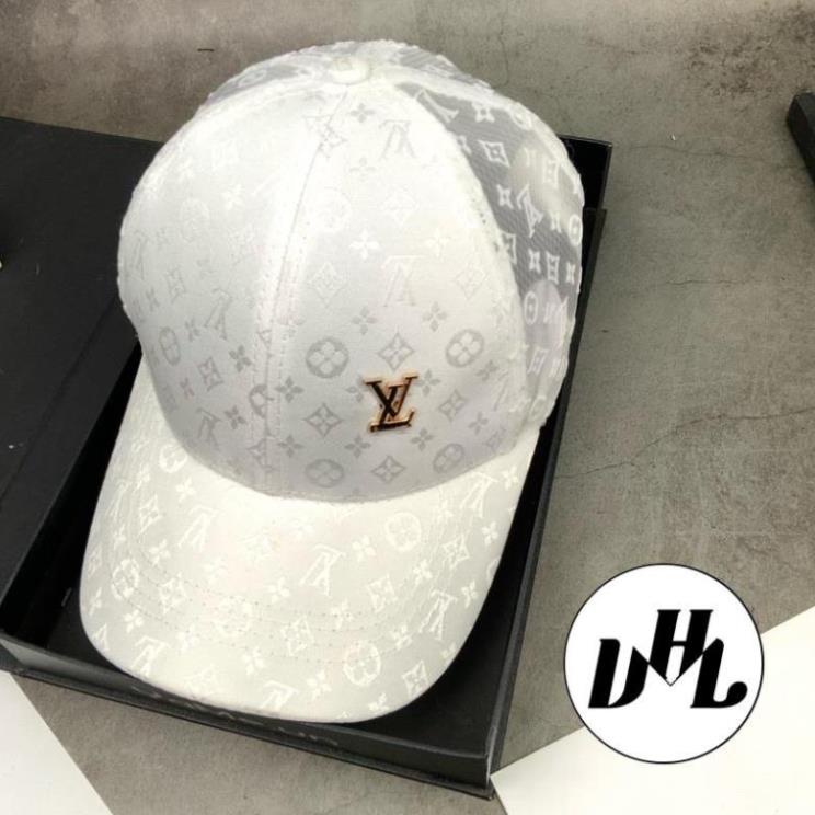 Mũ Lưỡi Trai Phối Lưới Von in LV Gắn Logo Cao Cấp Giá Rẻ Thời Trang Nam Nữ