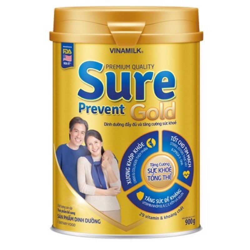 sữa bột sure prevent gold (900g)