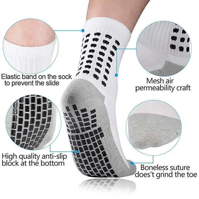 Vớ cotton thời trang nhiều màu sắc chống trượt dùng trong đá banh dành cho nam và nữ