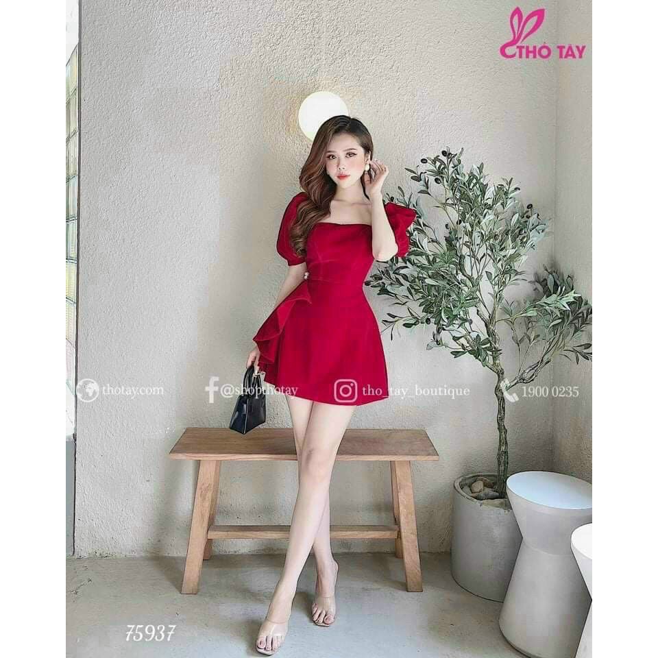 Váy Nữ Cá Tính, Đầm Xòe Dự Tiệc Sang Trọng Chất Vải Kate Ford Dày Dặn Phong Cách Trẻ Trung Thời Trang Nữ Hoàng Nhi | BigBuy360 - bigbuy360.vn