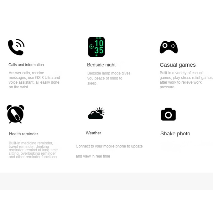 Đồng Hồ Thông Minh H10 Ultra HD Thay 50 Hình Nền, NFC Đồng Hồ Thông Minh Smart watch Nam Nữ Nghe Gọi, Chống Nước IP68