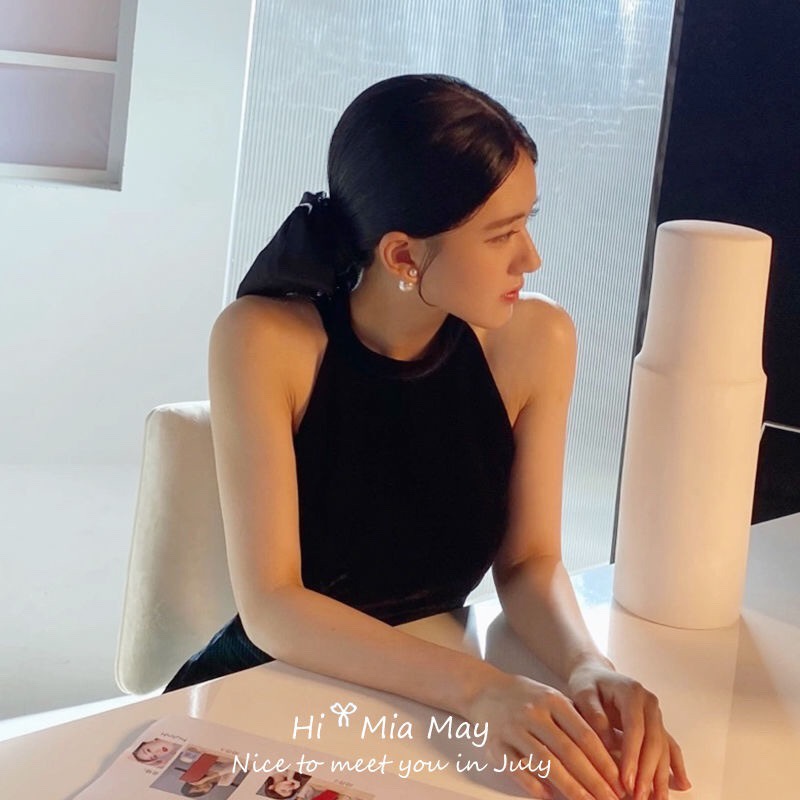 Kẹp Tóc Nơ Alley Chất Satin - Vani Store [PKT00265]