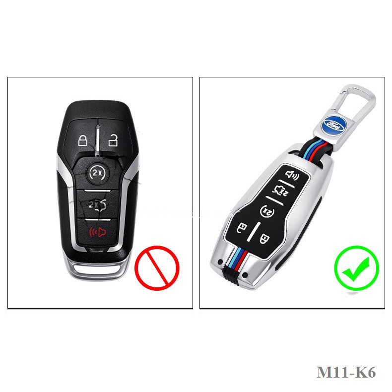 Vỏ ốp khoá xe hơi - Bọc chìa smartkey ô tô Ford Explorer