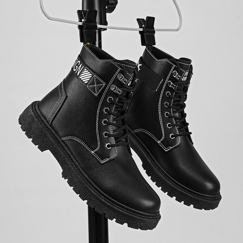 Giày Boot Da Cá Sấu Thời Trang Dành Cho Nam