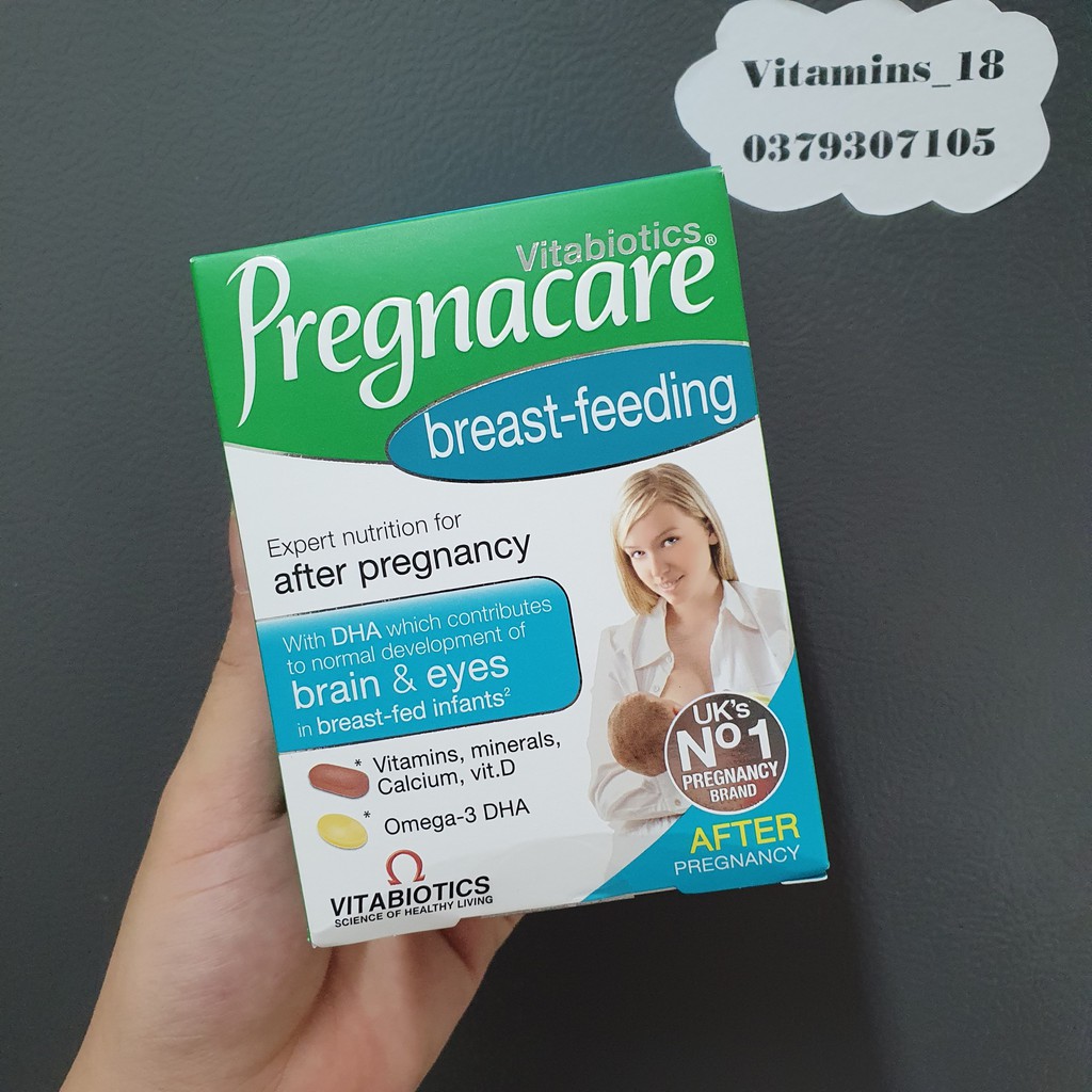 Vitamin tổng hợp sau sinh Pregnacare Breastfeeding - Bú Anh 84 viên (date xa)