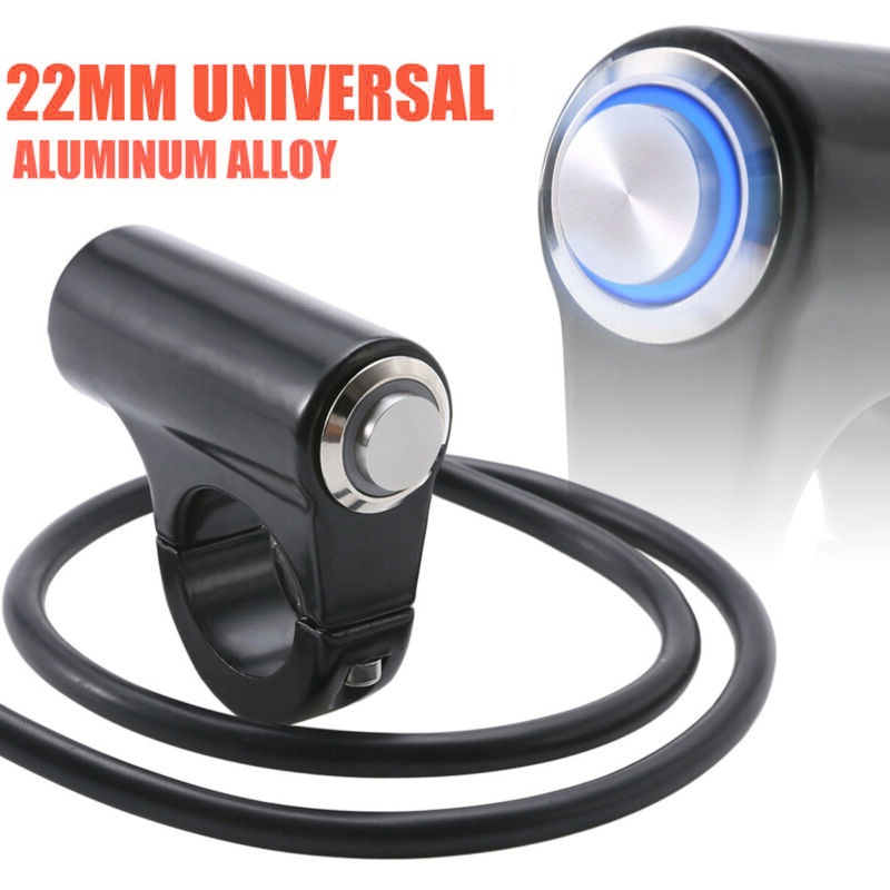 Công Tắc Đèn Pha / Đèn Pha Gắn Tay Lái Xe Máy Điện Chống Nước Khóa Tự Động 12V 7 / 8 &quot;22mm