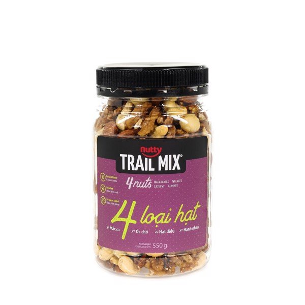 Hạt Dinh Dưỡng Trailmix 4 Loại Hạt Nutty - Tự Nhiên, Ít Calo,Heathy, Hỗ Trợ Giảm Cảm | Meta Freshgo